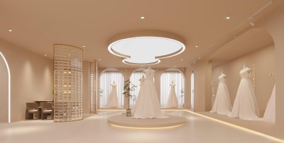 现代婚纱摄影店3D模型下载